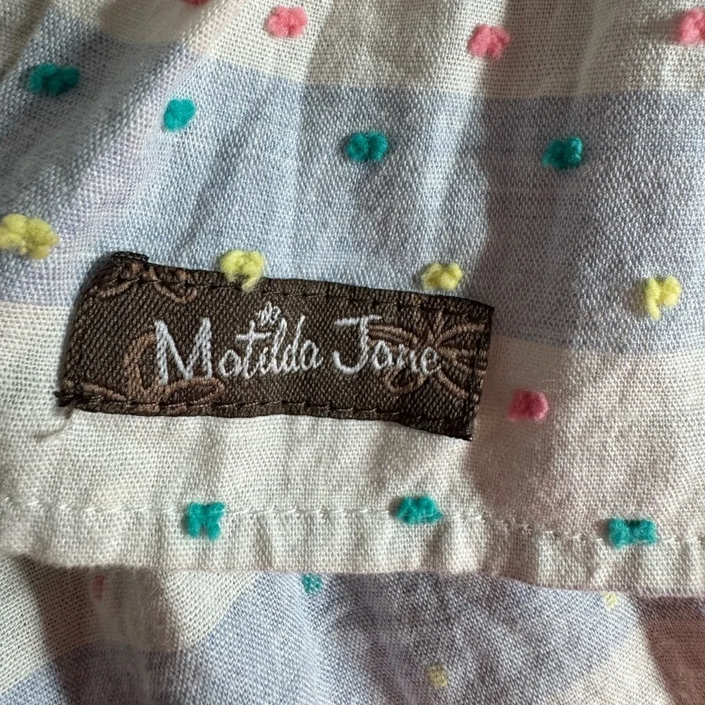 Matilda Jane Dotted Sky Tiered Cotton Dress Happy & Free Size 4